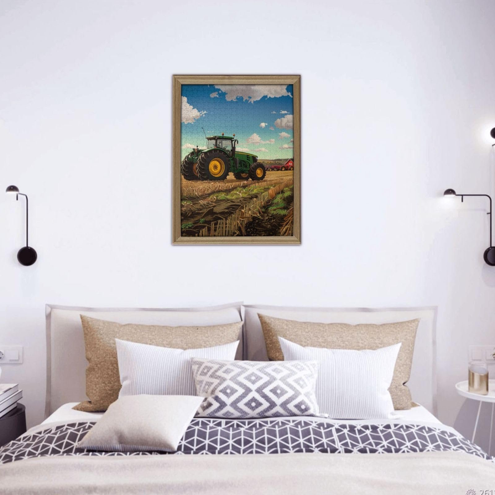 Пазл Wooden Puzzle Tractor Farm 500 деталей 38 x 52 см с коробкой для хранения, фото №7