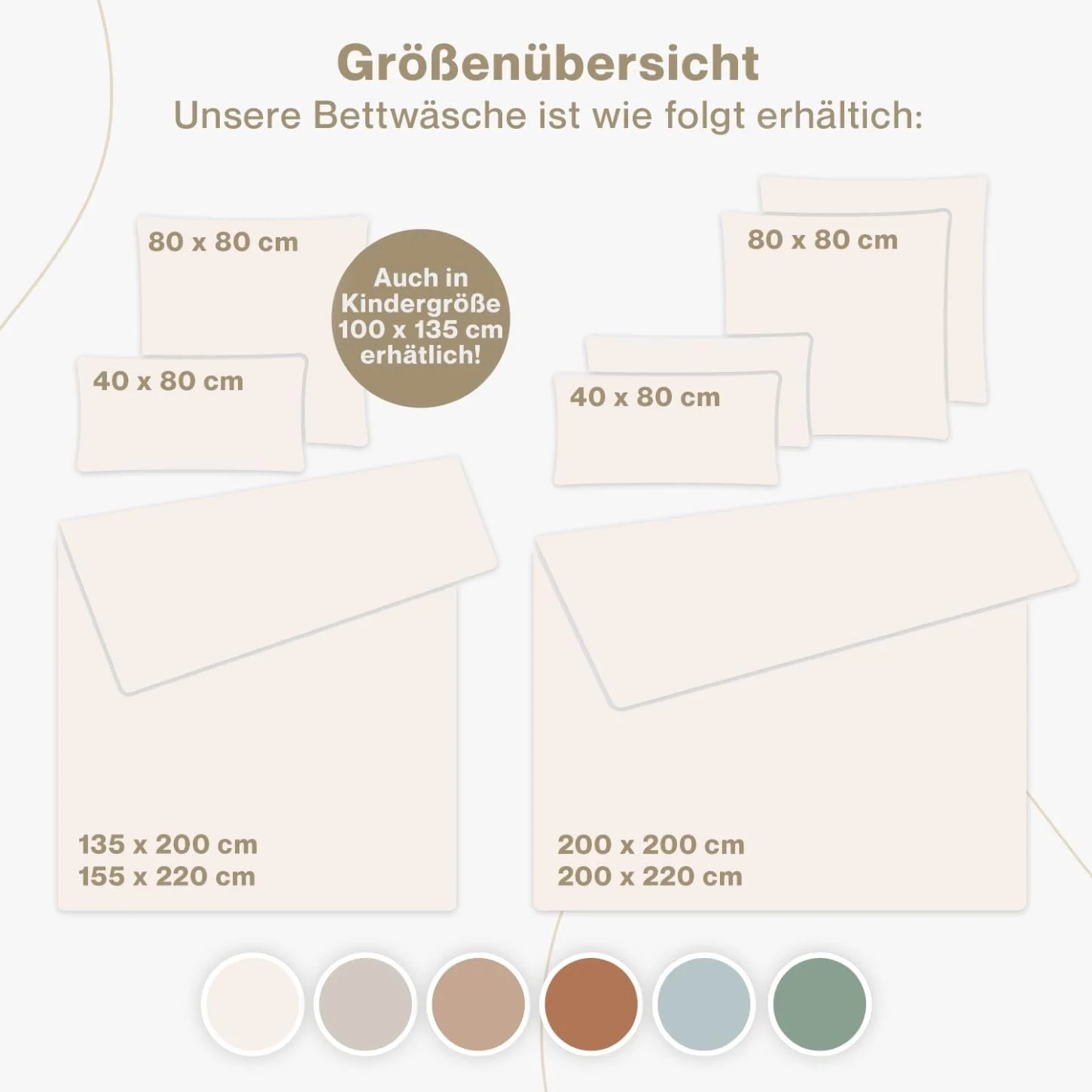 Постільна білизна Blumtal Муслін Бавовна Бежева 135 х 200 см 80 х 80 см, фото №6