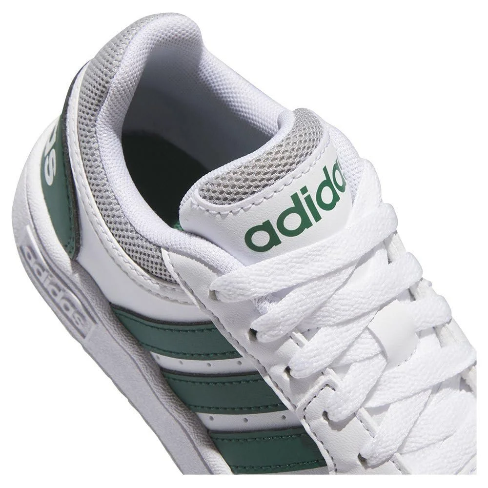 Кроссовки adidas Hoops 3.0 K Детские Подростковые Унисекс IG3830 белый/зеленый, фото №7