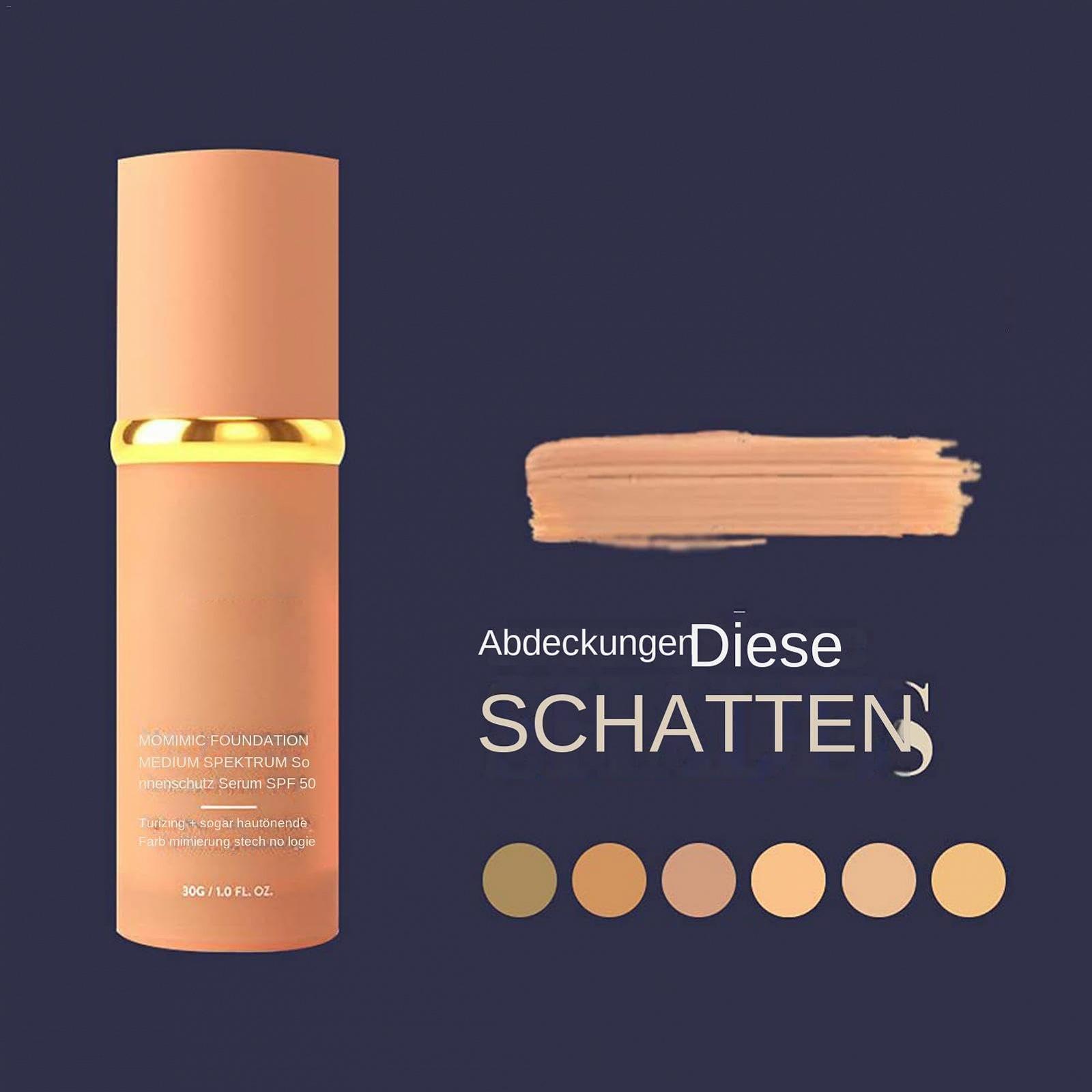 Тональний засіб Biomimic 4 в 1 Змінюючий колір SPF 50+ Водостійкий Біоміметичний Світловий Спектр Тональна основа Консилер Повне покриття, фото №6 Тональний засіб Biomimic 4 в 1 Змінюючий колір SPF 50+ Водостійкий Біоміметичний Світловий Спектр Тональна основа Консилер Повне покриття, фото №6