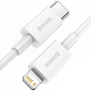 Дата кабель Baseus Superior Series Fast Charging Type-C to Lightning PD 20W 1m CATLYS-A synthetic.ua - Фото 1