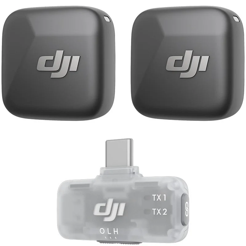Микрофонная радиосистема DJI Mic Mini (2 TX+1 Mobile RX) Black, фото №1