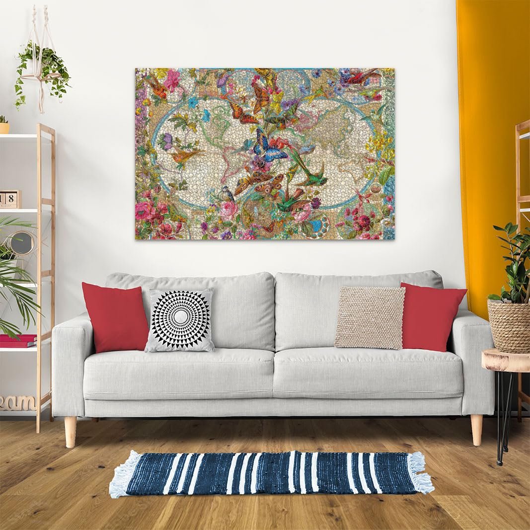 Пазл Ravensburger 17117 Карта мира с бабочками 3000 деталей, фото №5 Пазл Ravensburger 17117 Карта мира с бабочками 3000 деталей, фото №5