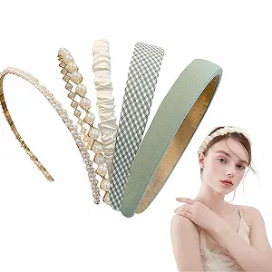 Набор женских обручей на голову 5 шт. - Фото 1