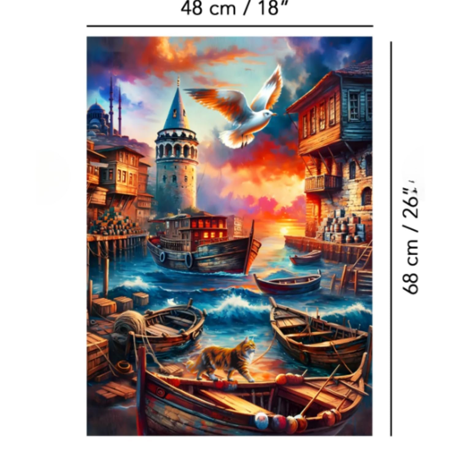 Пазл 1000 деталей 68 x 48 см, фото №5