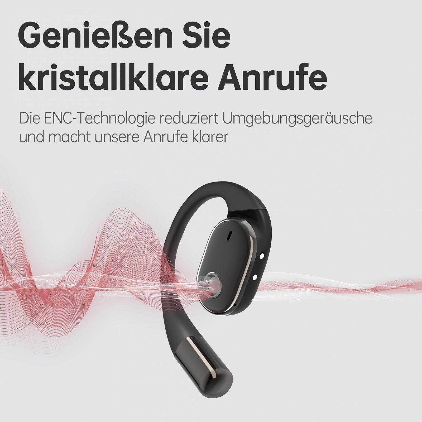Навушники NEUNVOX OWS06 Bluetooth 5.3 Чорні, фото №5