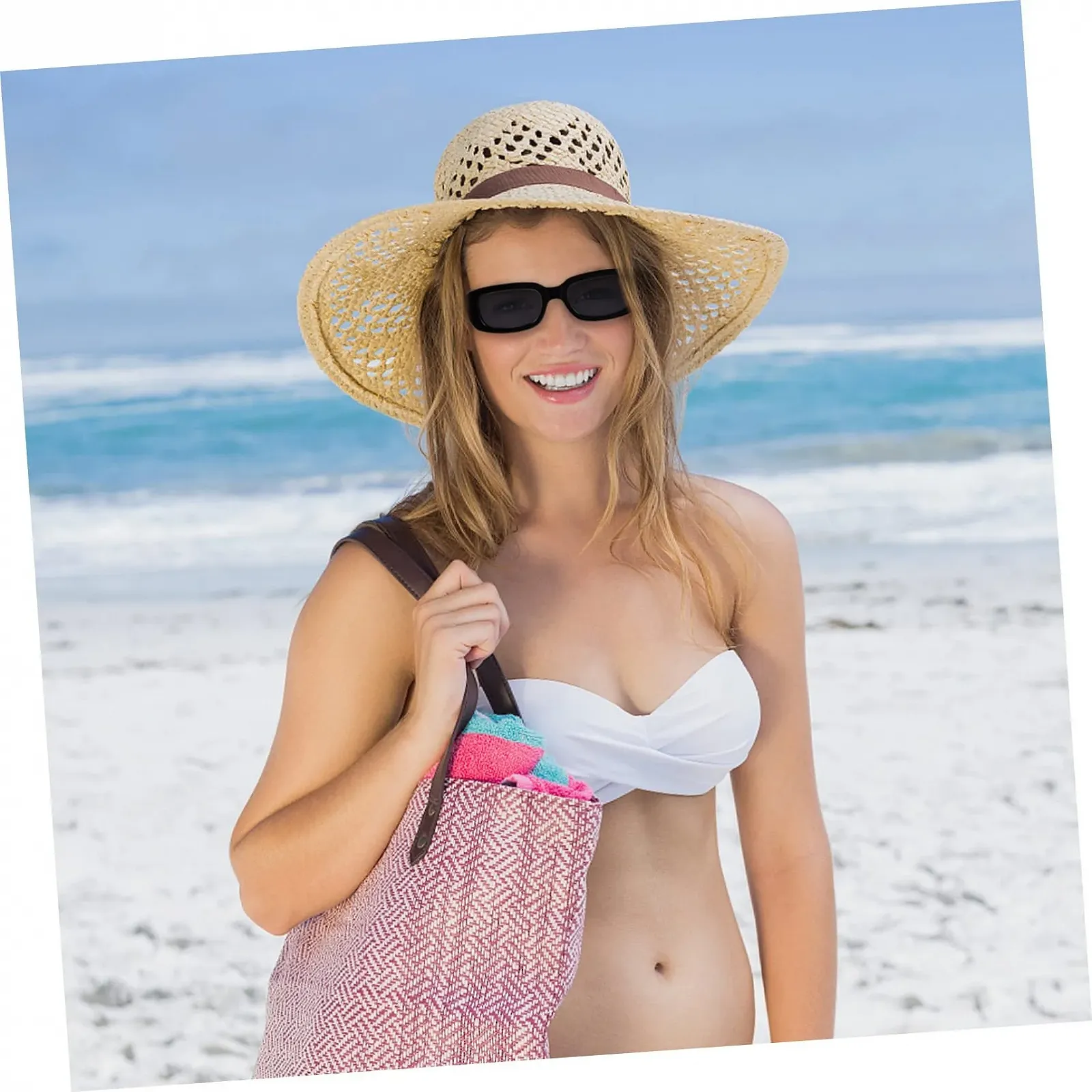 Солнцезащитные очки Квадратные Универсальные черные (3 шт. в упаковке), фото №2