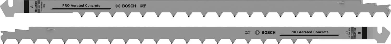 Набір пиляльних полотен BOSCH PRO TF350NHM / 408мм / 2шт / Кабрид, фото №1
