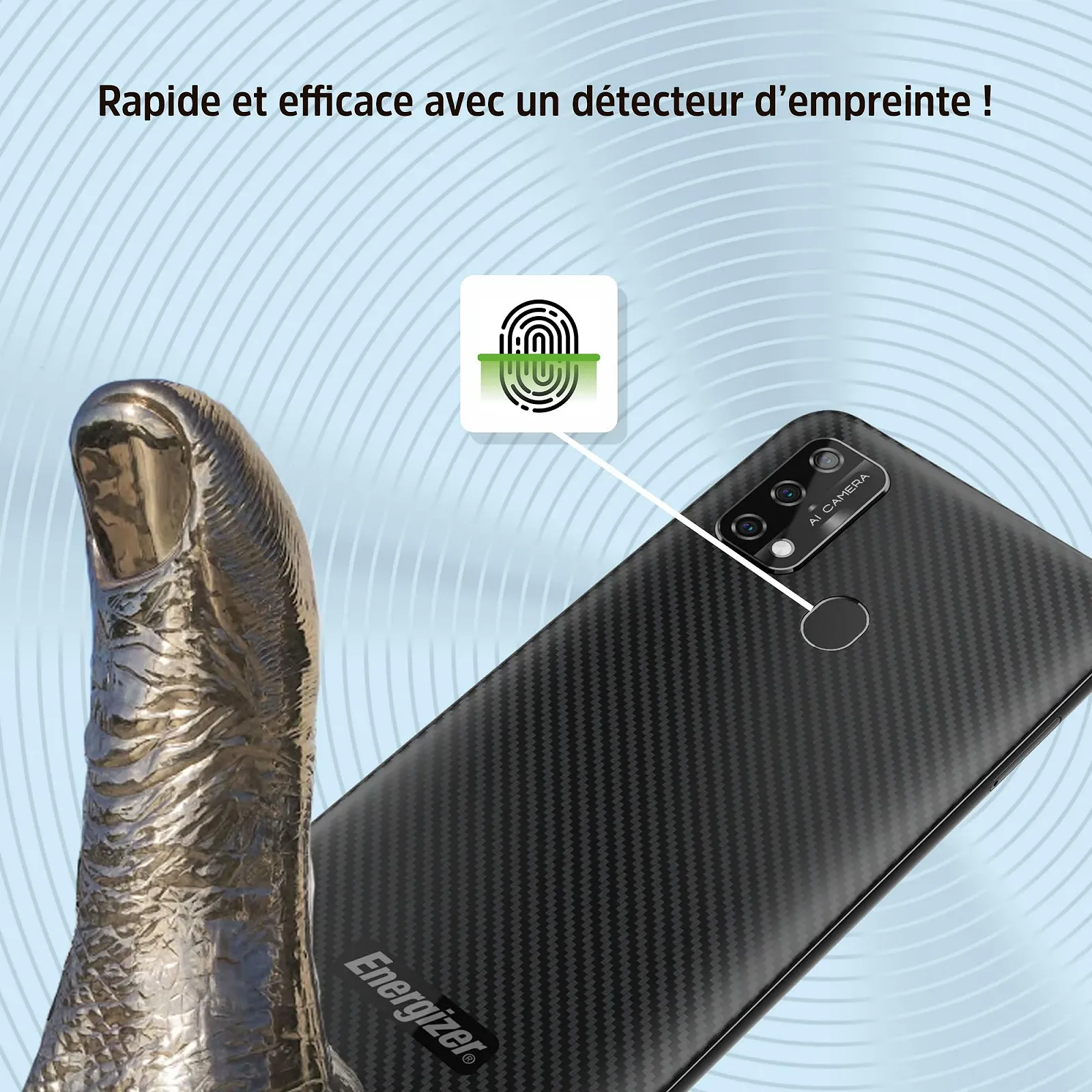 Смартфон Energizer 6.8" 4G 2/64 ГБ 4900 мАч, фото №4