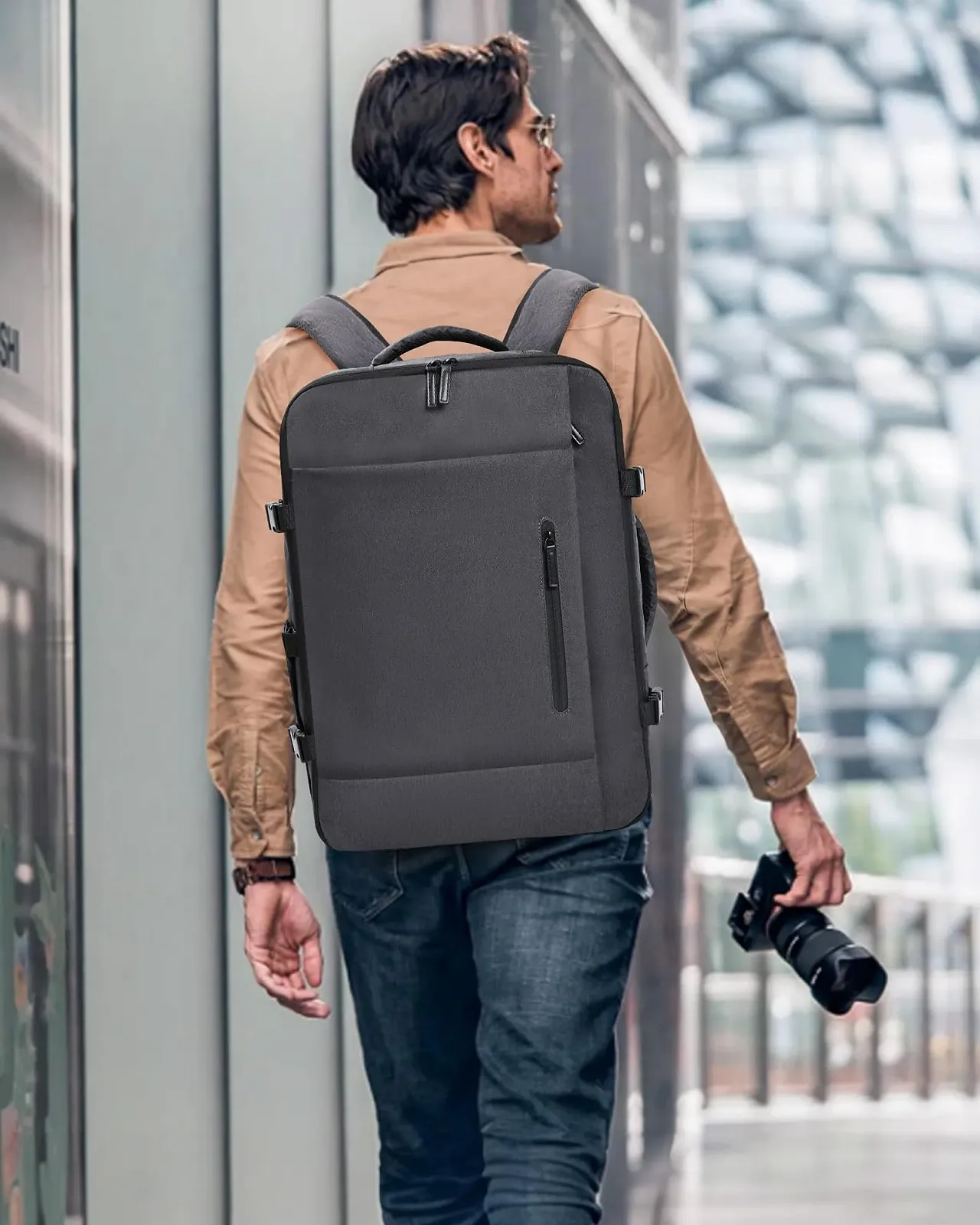 Рюкзак для ноутбука LOVEVOOK 45L 18" Dark Grey, фото №6 Рюкзак для ноутбука LOVEVOOK 45L 18" Dark Grey, фото №6