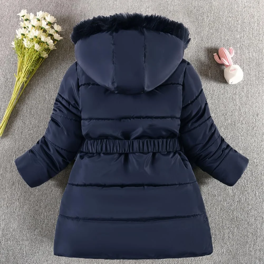 Дитяча зимова куртка L SERVER для дівчаток, фото №8