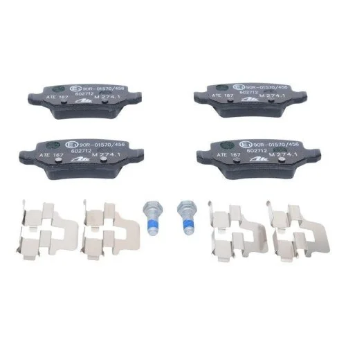 Комплект гальмівних колодок, дискове гальмо ATE 13.0460-2712.2 для MERCEDES-BENZ, задній міст, фото №2
