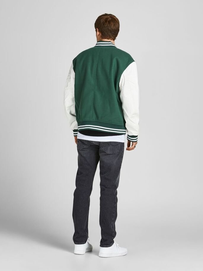 Куртка Jack&Jones VARSITY BOMBER JACKET LTN 12207367-Trekking Green, M, фото №2