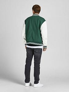 Куртка Jack&Jones VARSITY BOMBER JACKET LTN 12207367-Trekking Green, XXL synthetic.ua - Фото 1