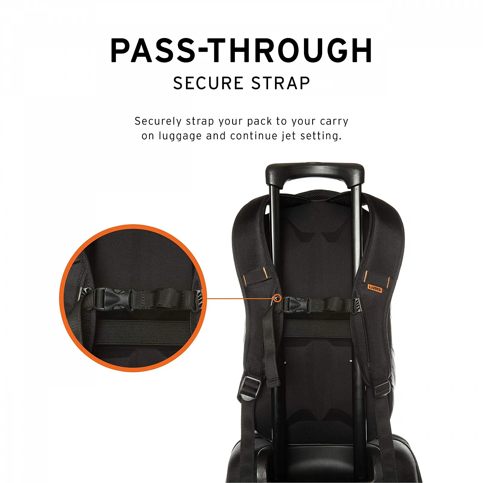 Рюкзак для ноутбука Urban Armor Gear 13" 18 л эргономичный черный, фото №6 Рюкзак для ноутбука Urban Armor Gear 13" 18 л эргономичный черный, фото №6