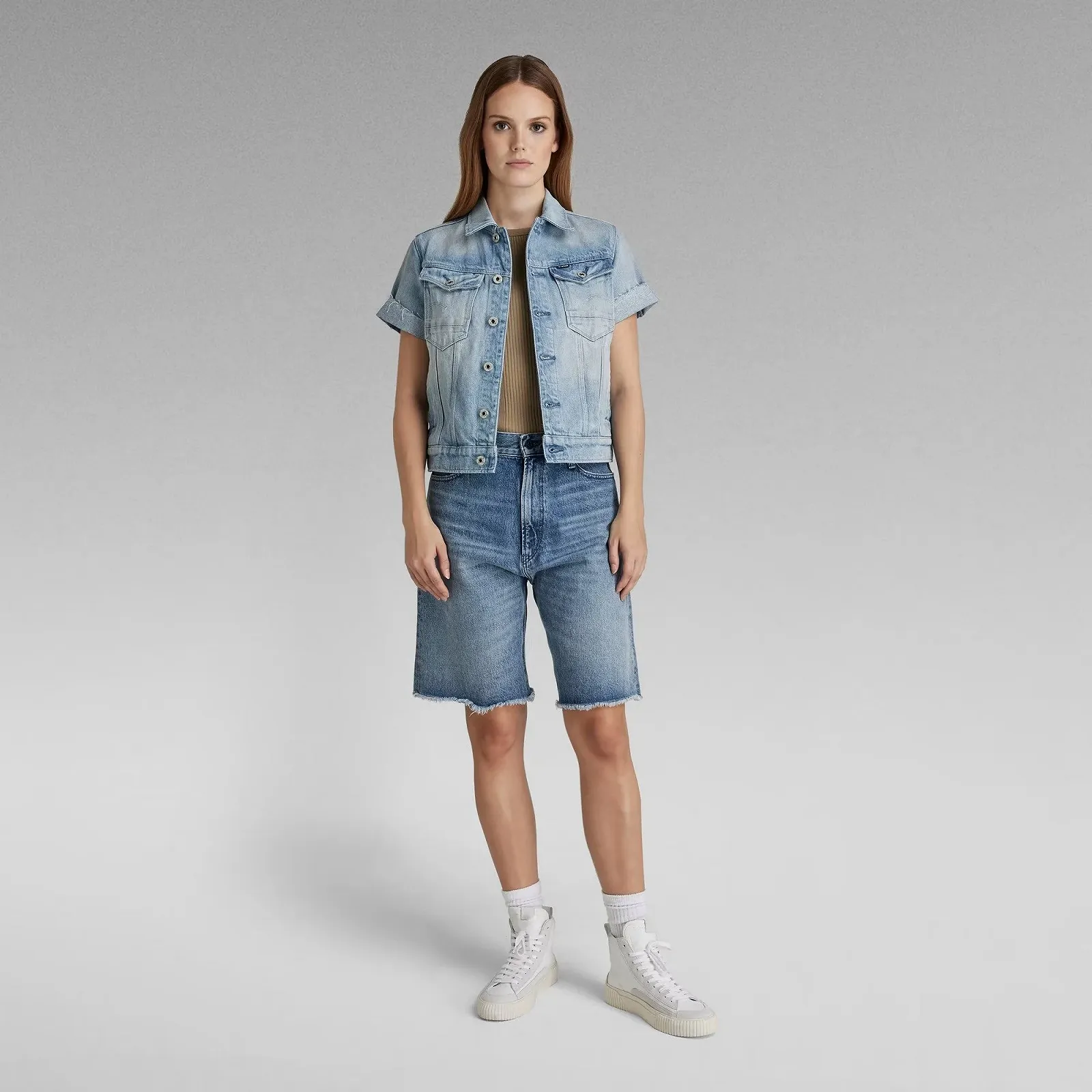 Женская майка G-Star RAW Engineered Rib Tank Top - S, фото №5