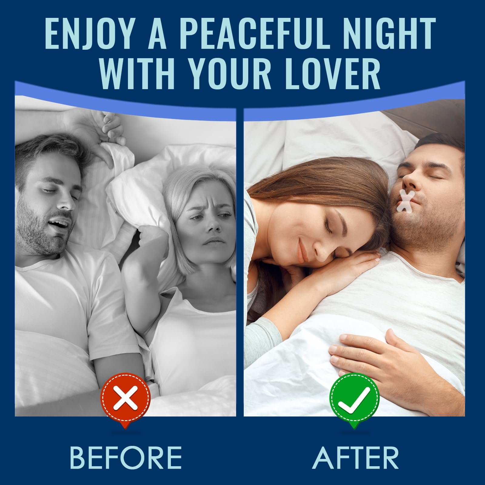 Пластирі від хропіння для рота, 120 шт., фото №5