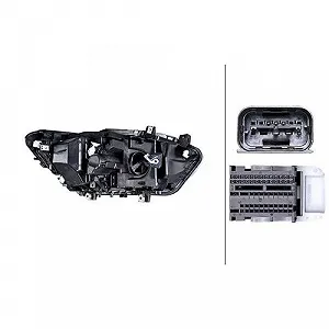 Фара основная HELLA 1EX 011 929-911 для BMW, левая synthetic.ua - Фото 1