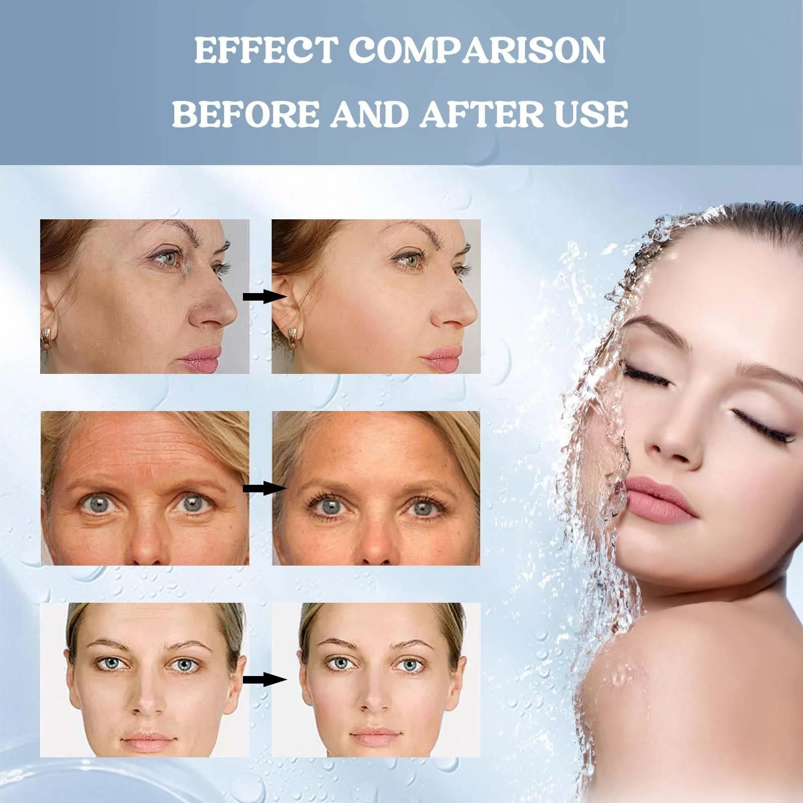 Органическая маска для лица с коллагеном Увлажняющая, против морщин и уменьшения мелких морщин, фото №4