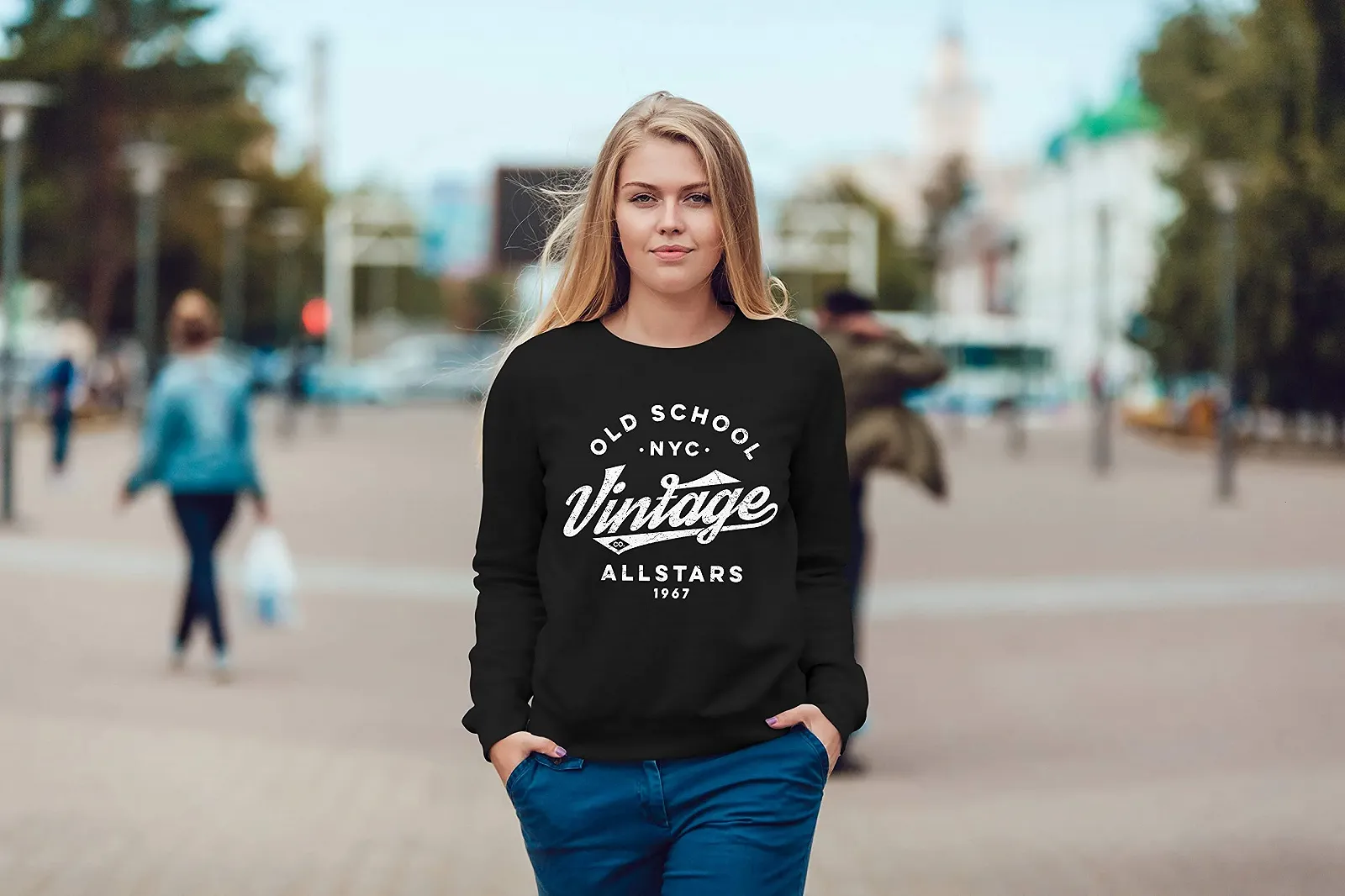 Женский Свитшот Neverless College Style Ретро Надпись Oldschool Vintage Allstars Круглый Вырез, фото №3 Женский Свитшот Neverless College Style Ретро Надпись Oldschool Vintage Allstars Круглый Вырез, фото №3