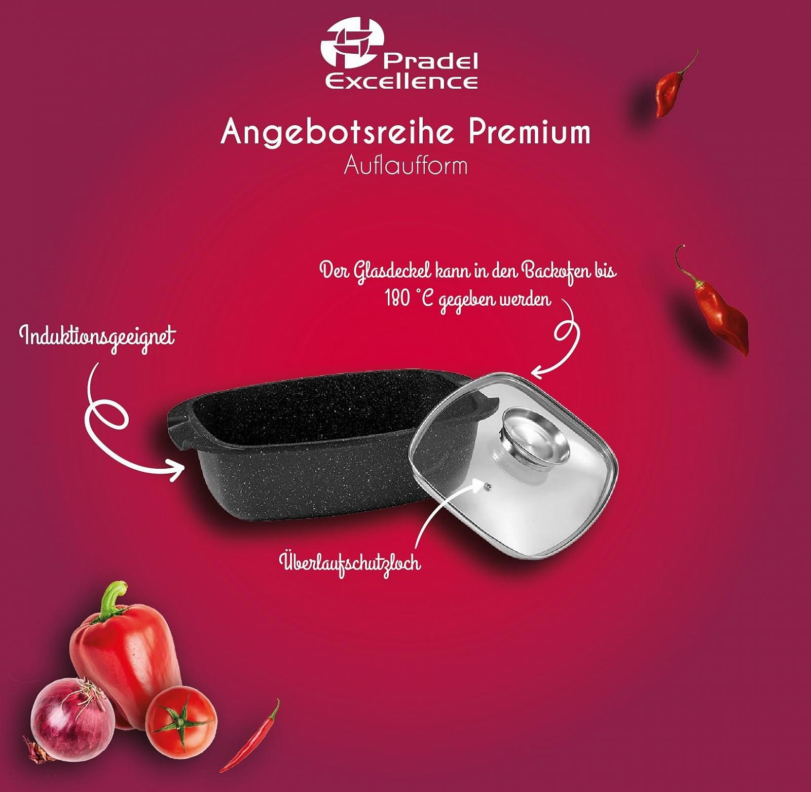 Гусятница Pradel Excellence PCUI001033 алюминиевая с каменным покрытием и крышкой 36.5 x 23 x 6.6 см, фото №5