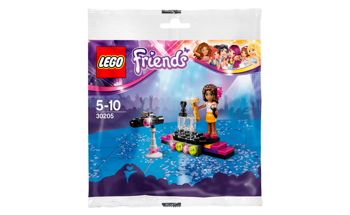 Детский конструктор LEGO Friends Красная дорожка Поп-звезды (30205), фото №1