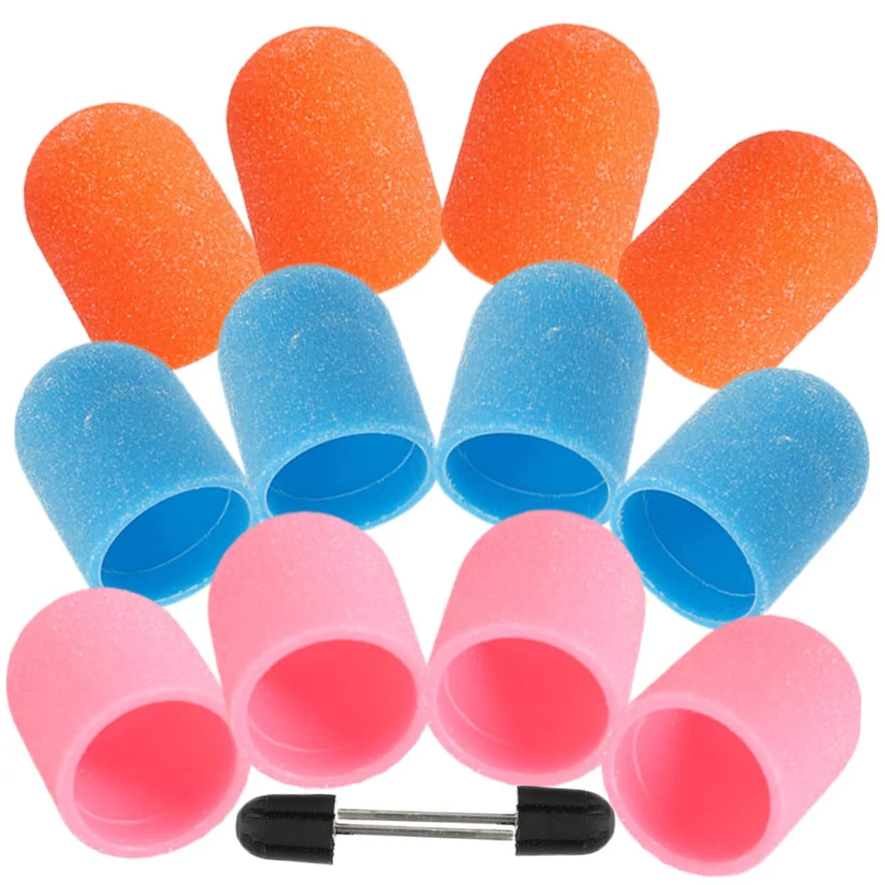 Набор сменных шлифовальных колпачков PACKOVE 3 шт. для профессионального маникюра, фото №1 Набор сменных шлифовальных колпачков PACKOVE 3 шт. для профессионального маникюра, фото №1