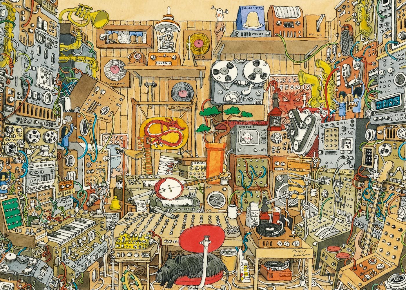 Пазл Heye Music Maniac Adolfsson 1000 элементов Серебристый, фото №4