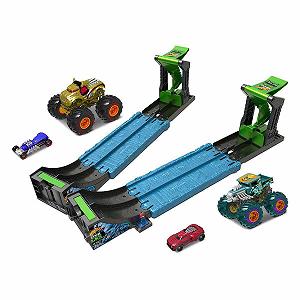 Купить Игрушка Mattel Hot Wheels Monster Trucks Pista Roarin' Rumble HCJ77 разноцветный - Фото 1 Игрушка Mattel Hot Wheels Monster Trucks Pista Roarin' Rumble HCJ77 разноцветный - Фото 1