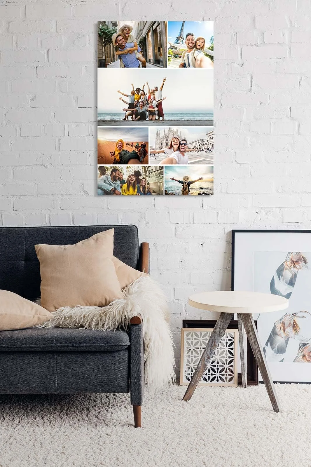 Картина на полотні Paul Sinus Collage індивідуальна з вашим фото різні розміри, фото №4