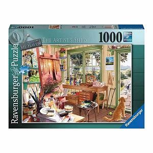 Купить Пазл Ravensburger 12001100 Artist's Workshop 1000 деталей - Фото 1 Пазл Ravensburger 12001100 Artist's Workshop 1000 деталей - Фото 1