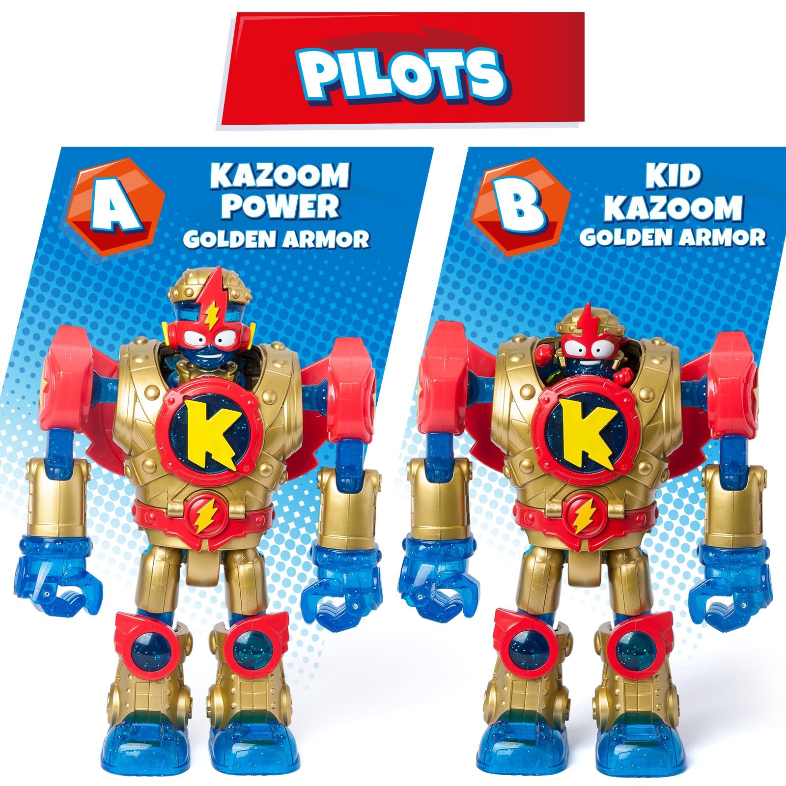 Фігурка Ігрова SUPERTHINGS Superbot Kazoom Power Golden Armor, фото №4