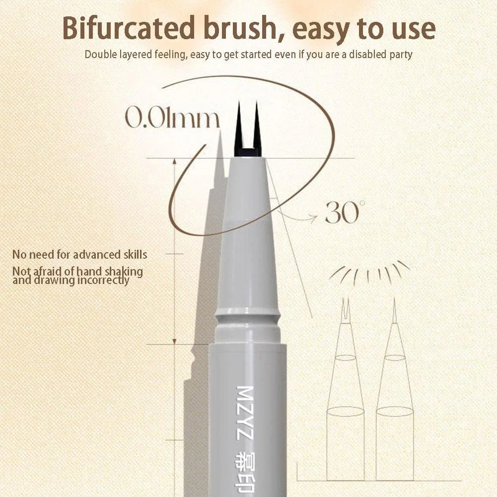 Олівець для нижніх вій з подвійним кінчиком 01# Чорний, фото №4 Олівець для нижніх вій з подвійним кінчиком 01# Чорний, фото №4