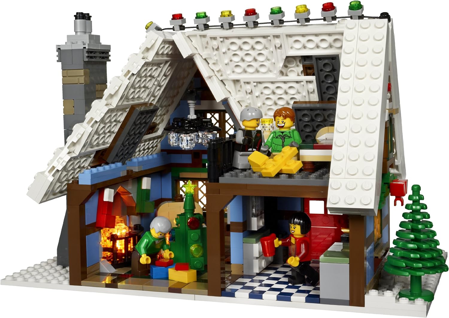 Детский конструктор LEGO Creator Зимний деревенский коттедж (10229), фото №3