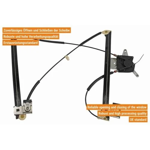 Склопідйомник VAICO V10-2338 SEAT SKODA VW VAG, фото №2