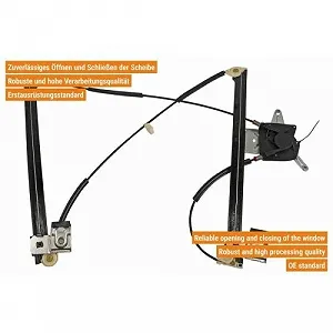 Склопідйомник VAICO V10-2338 SEAT SKODA VW VAG synthetic.ua - Фото 1