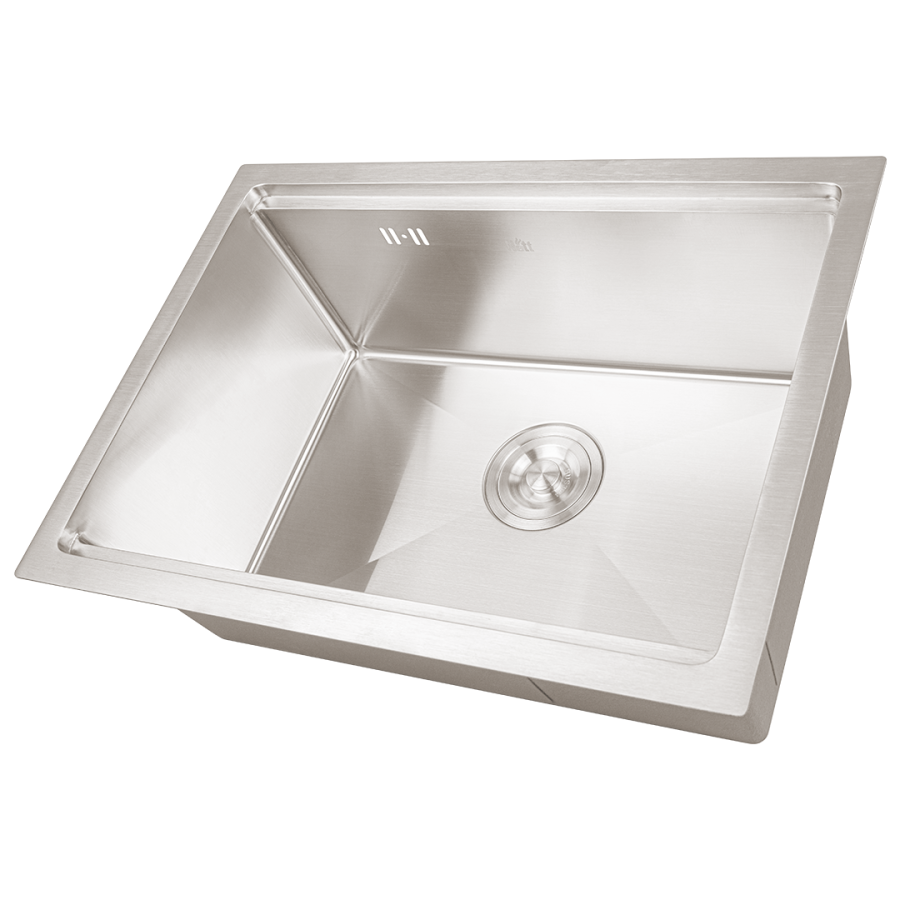 Кухонна мийка з нержавійки 1.5 мм під стільницю Nett NS-5742, фото №1