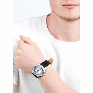 Часы Bulova Sutton Jet Star 96B414 Мужские Только время Ремешок кожаный synthetic.ua - Фото 1