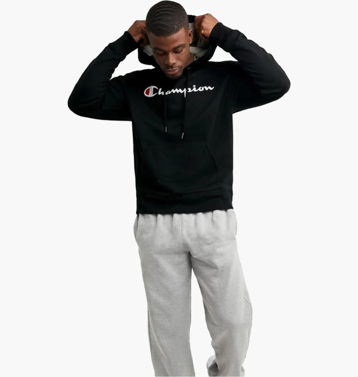Джемпер Champion Powerblend Fleece Hoodie Script Logo L, фото №1