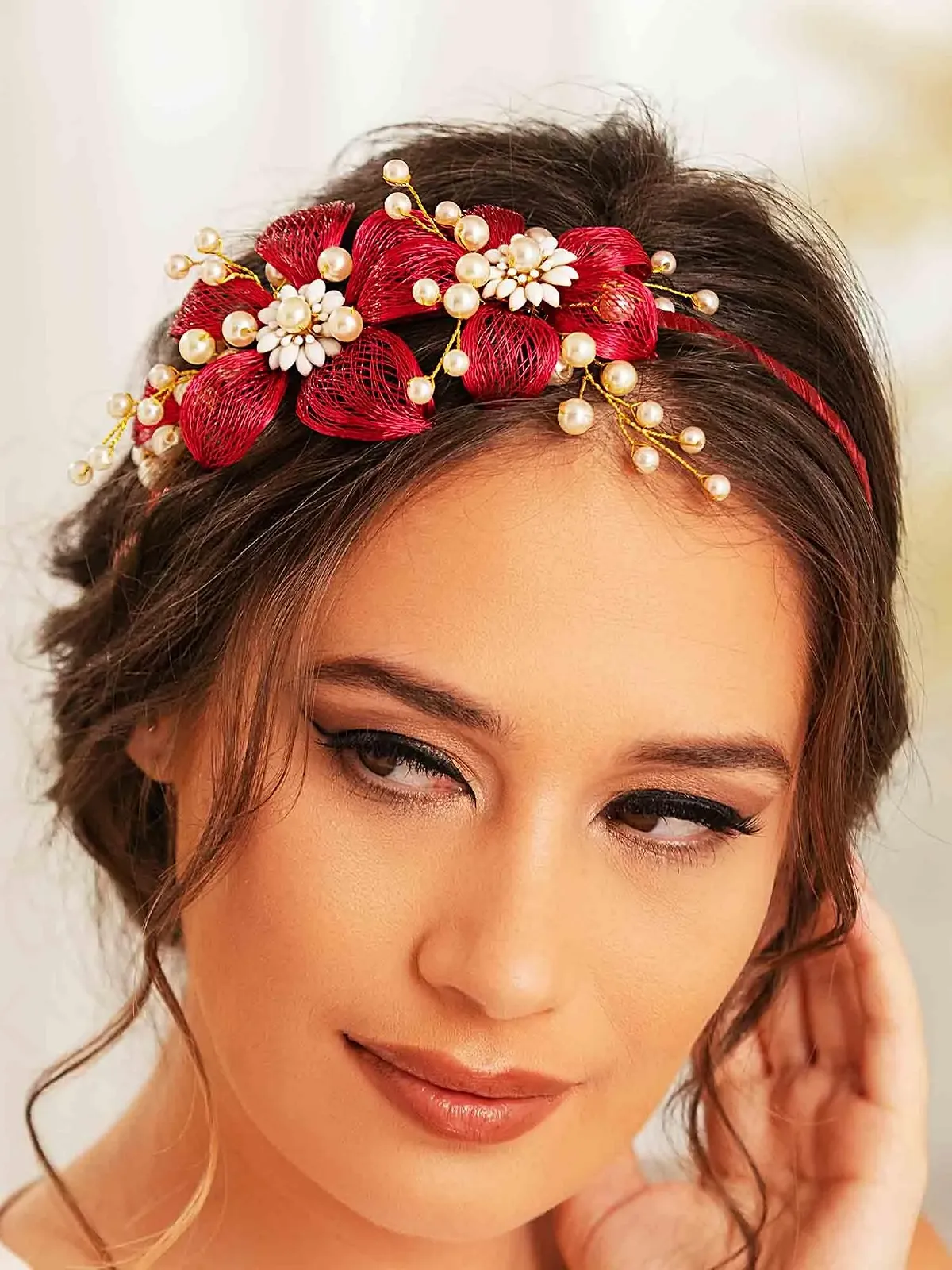 Обруч для волос IYOU Свадебный, фото №4