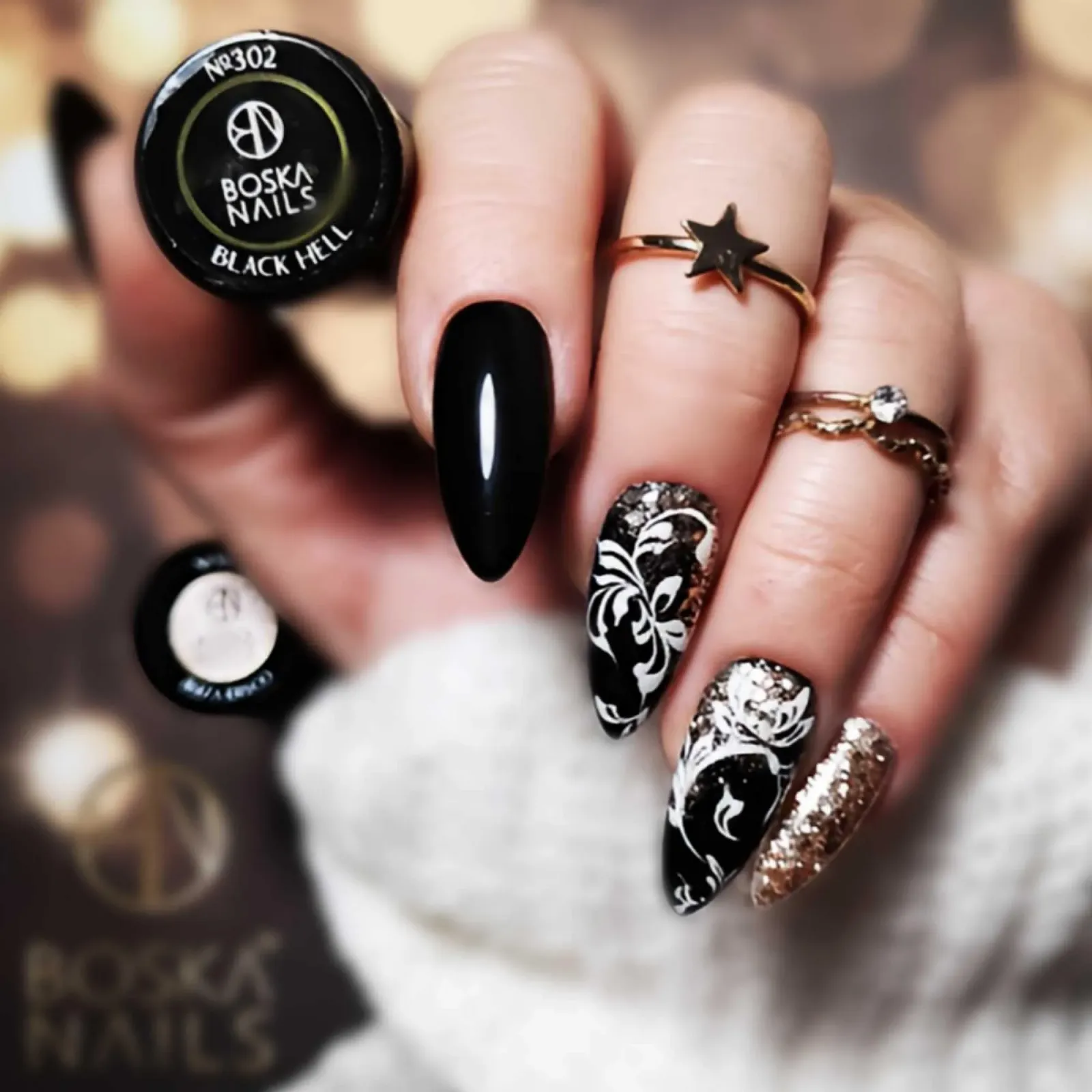 Гель-лак Boska Nails, набор из двух штук, DIVINE Collection, White Angel No.301, Black Light #302, 6 мл, фото №7 Гель-лак Boska Nails, набор из двух штук, DIVINE Collection, White Angel No.301, Black Light #302, 6 мл, фото №7