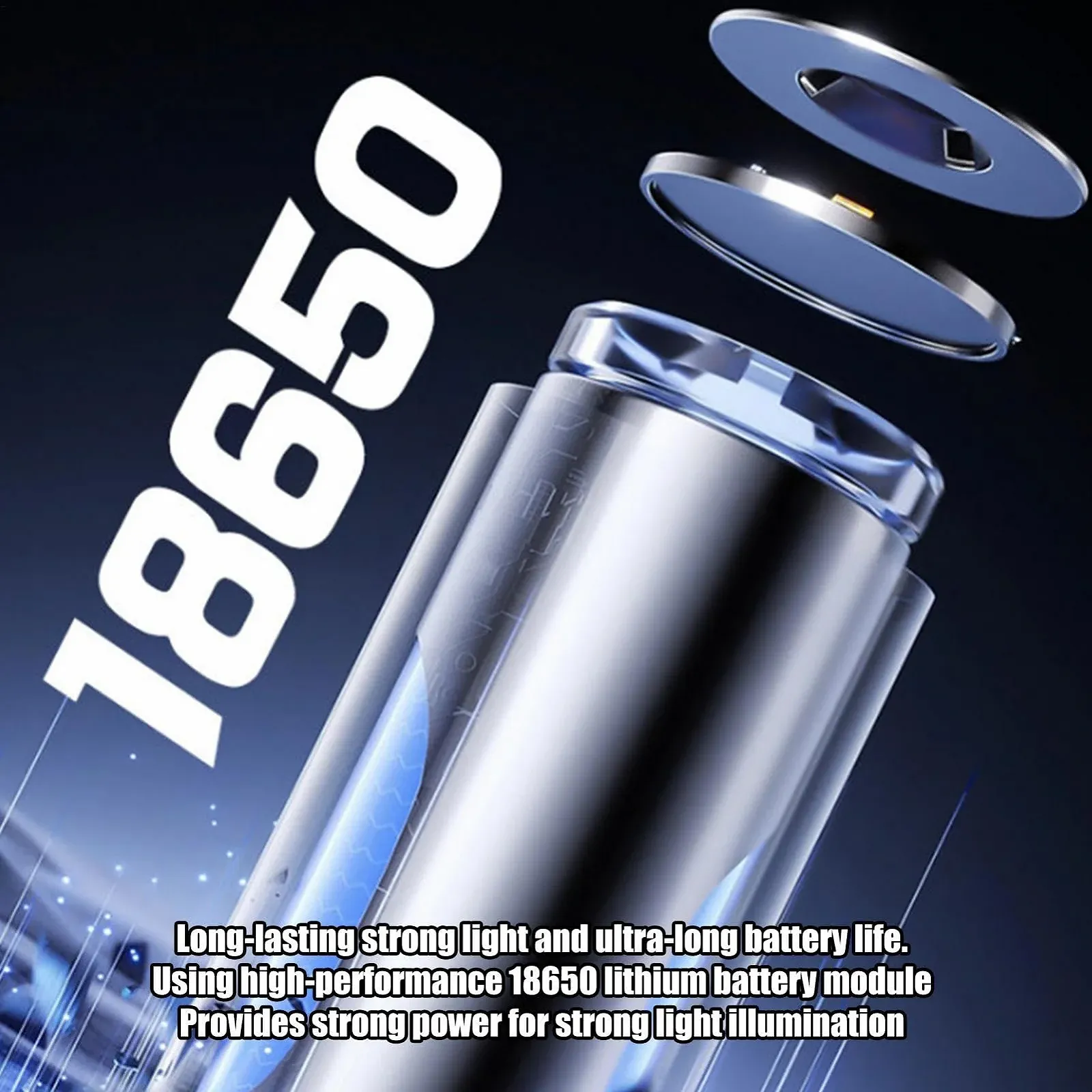 Надяскравий ліхтарик, Далекобійний ліхтарик, Перезаряджуваний, фото №4