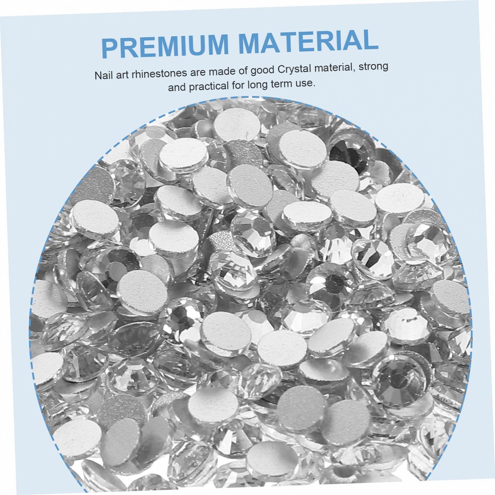 Стразы самоклеящиеся FRCOLOR 4320 шт. Прозрачные, фото №3