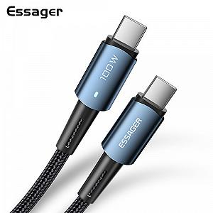 Зарядный кабель ESSAGER Sunset PD60W Type-C/Type C 1 метр PS - Фото 1