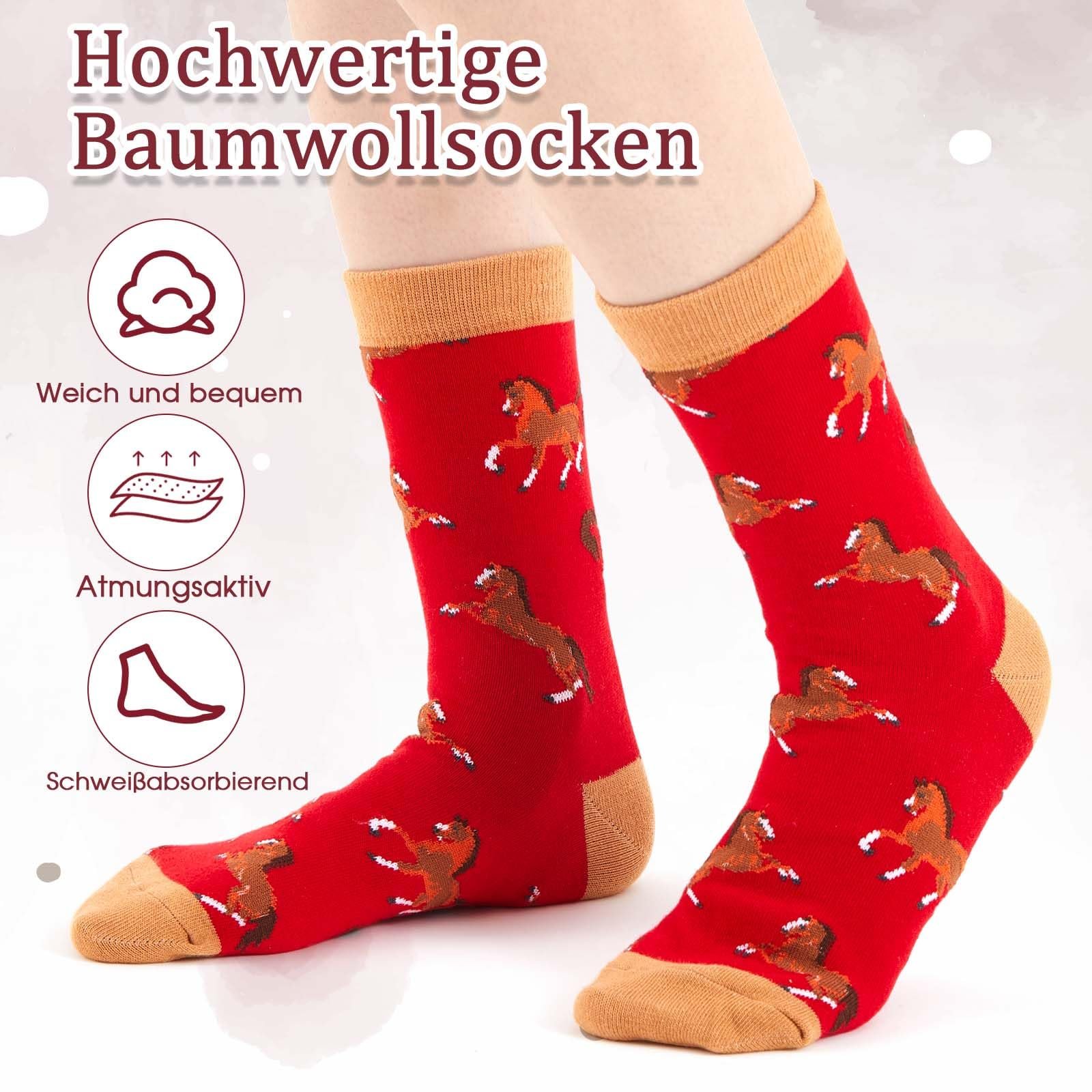 Набор SATINIOR Лошадиные носки Вешалка на дверь Komm Rein Ich Will Meine Ruhe с лошадиным мотивом Подарок на день рождения/выпускной, фото №4