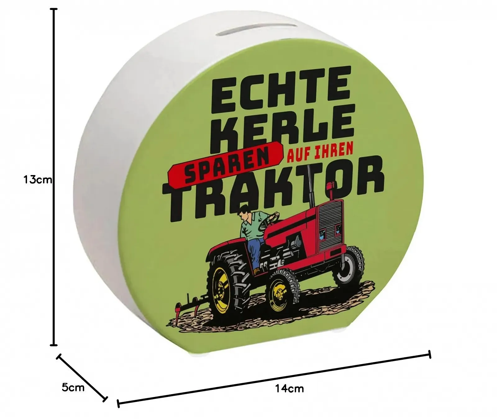 Скарбничка Трактор керамічна, фото №6