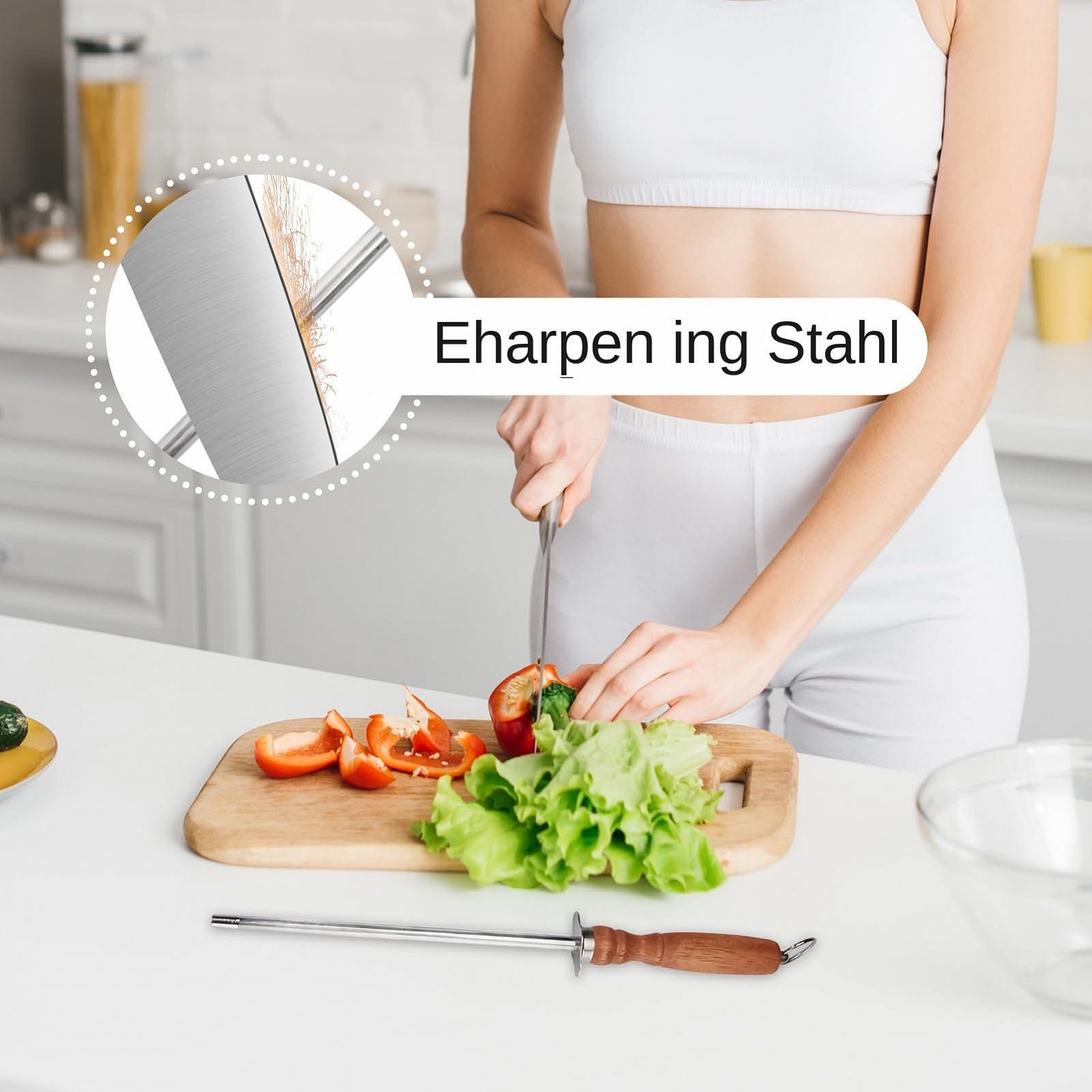 Мусат Sharpening Rod 12 дюймів ручний універсальний, фото №4