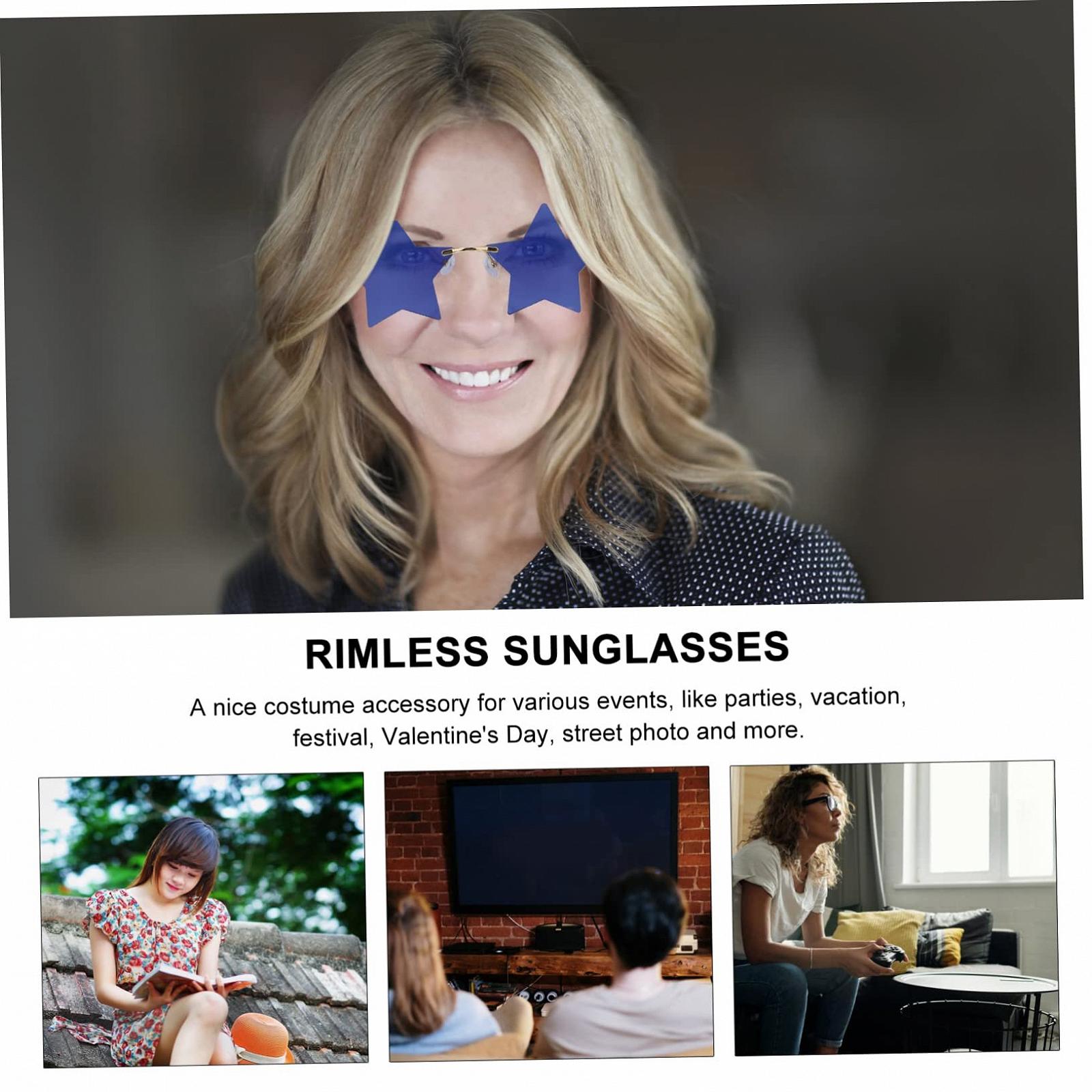 Сонцезахисні Окуляри Без Оправи COLLBATH Пентаграма, фото №8