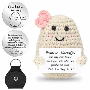 Купить Игрушка Hand Knitted Potato Женщина a21 Талисман Вязаная Добродушная карточка 7.5 x 7.5 см - Фото 1 Игрушка Hand Knitted Potato Женщина a21 Талисман Вязаная Добродушная карточка 7.5 x 7.5 см - Фото 1