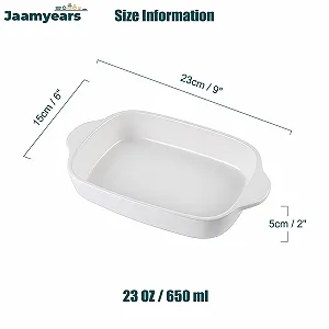 Форма для запікання прямокутна керамічна 650 мл synthetic.ua - Фото 1